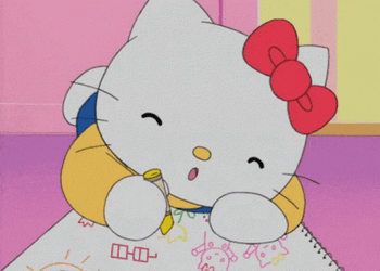 Buenas Noches Hello Kitty GIF