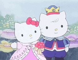 Buenas Noches Hello Kitty GIF