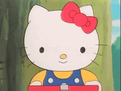 Buenas Noches Hello Kitty GIF
