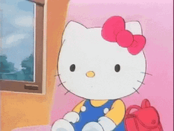Buenas Noches Hello Kitty GIF