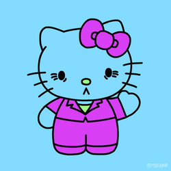 Buenas Noches Hello Kitty GIF