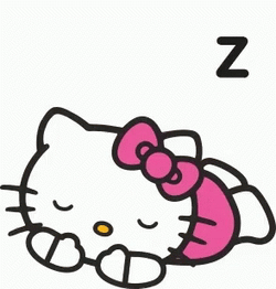 Buenas Noches Hello Kitty GIF