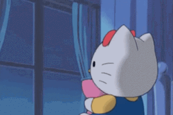 Buenas Noches Hello Kitty GIF