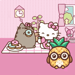 Buenas Noches Hello Kitty GIF