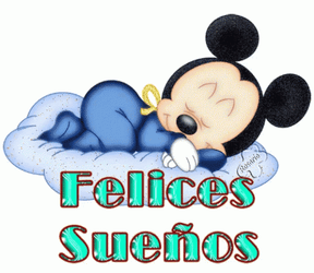 Buenas Noches Mickey GIF
