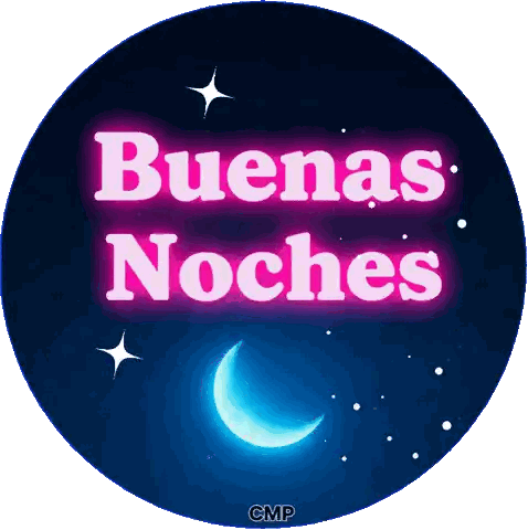 Buenas Noches Moon Sticker