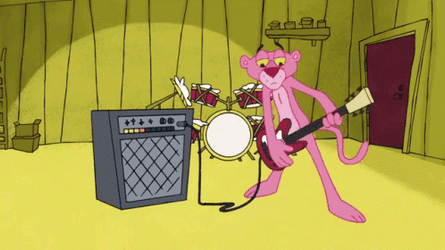 Buenas Noches Pantera Rosa GIF