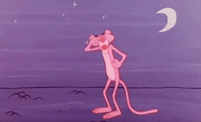Buenas Noches Pantera Rosa GIF