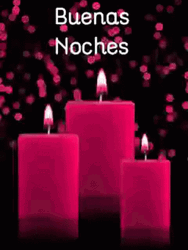 Buenas Noches Pink Candle GIF Buenas Noches Pink Candle GIF