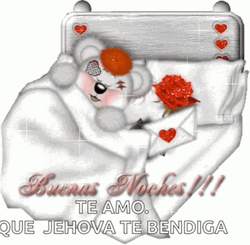 Buenas Noches Sleeping Bear GIF