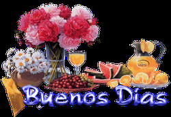 Buenos Dias Amor Fruit Platter Digital Art GIF 