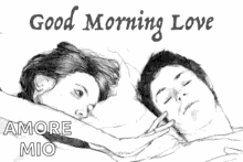 Buenos Dias Amor Lovers Sweet Bed Momnet GIF