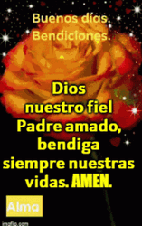 Buenos Dias Bendiciones Flower Bouquet GIF