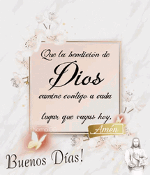 Buenos Dias Bendiciones Jesus God Bless GIF
