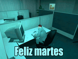Buenos Dias Feliz Martes Glitch Video Game GIF