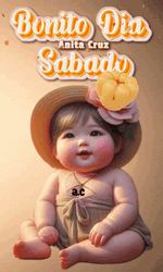 Buenos Dias Feliz Sabado Adorable Baby GIF