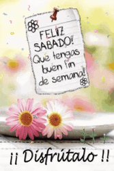 Buenos Dias Feliz Sabado Sweet Note GIF