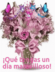 Buenos Dias Flores GIF