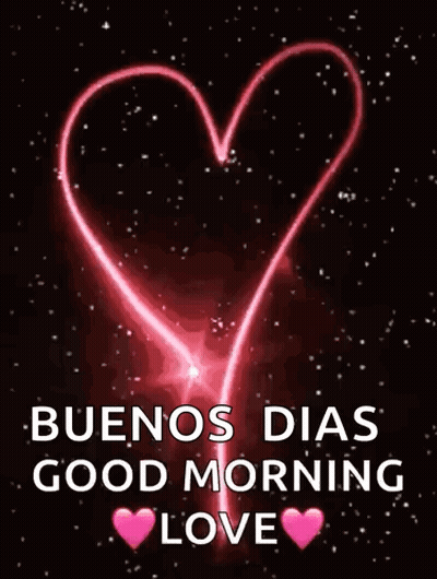 Buenos Dias Good Morning Love Heart GIF
