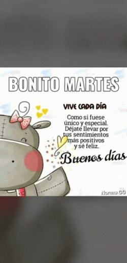 Buenos Dias Martes GIF