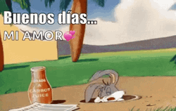 Buenos Dias Mi Amor Bugs Bunny GIF
