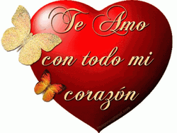 Buenos Dias Mi Amor Butterfly Heart GIF