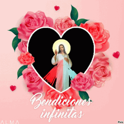 Buenos Dias Mi Amor Heart Jesus GIF