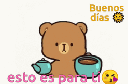 Buenos Dias Osito GIF