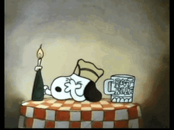 Buenos Dias Snoopy GIF