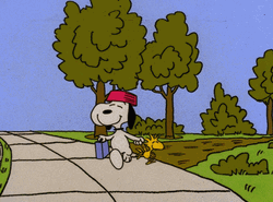 Buenos Dias Snoopy GIF