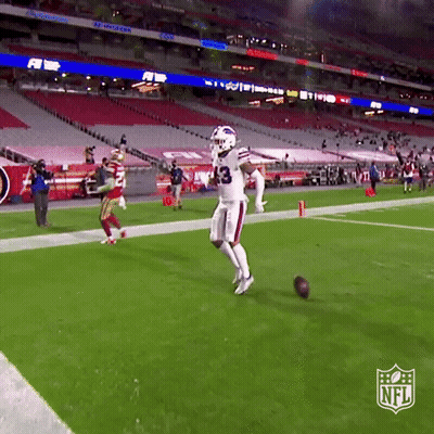 Buffalo Bills Football Player Kicking GIF