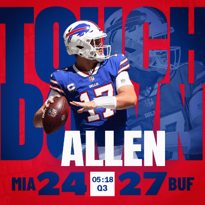 Buffalo Bills Football Player Mia 24 Allen GIF