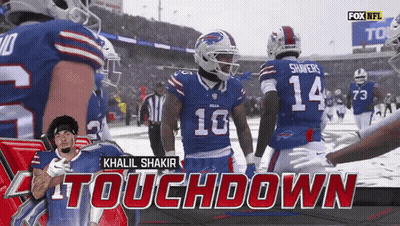 Buffalo Bills Football Player Number 16 GIF