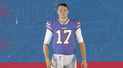 Buffalo Bills Josh Allen Cute Waving Hands GIF