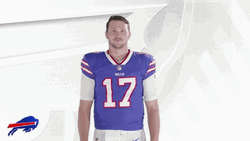 Buffalo Bills Josh Allen Hands Up GIF