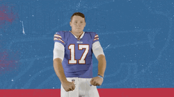 Buffalo Bills Josh Allen Imitating Buffalo GIF