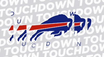 Buffalo Bills Logo On Gray Background GIF