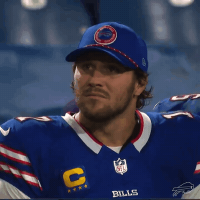 Buffalo Bills Player Blue Hat GIF