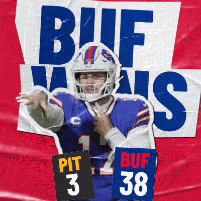 Buffalo Bills Player Holding Sign Pit 3 GIF