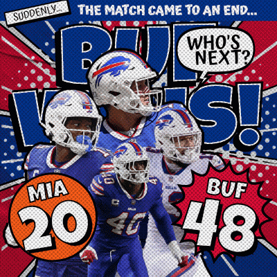 Buffalo Bills Poster With Players Mia And Buf GIF