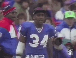 Buffalo Bills Thurman Thomas Let's Go GIF