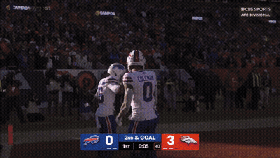 Buffalo Bills Vs Broncos On CBS Sports GIF