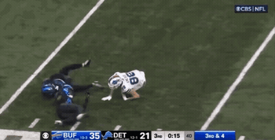Buffalo Bills Vs Detroit Lions On CBS GIF