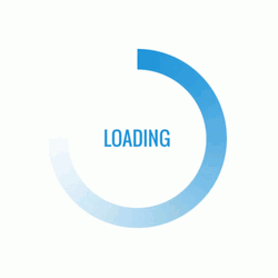 Buffering Animated Text Icon Loading