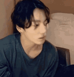 Buffering Pause Thinking Jungkook BTS KPop Idol GIF