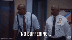 Buffering Raymond Holt Terry Jeffords Brooklynn Nine-Nine GIF
