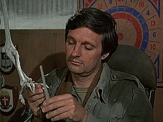Buffing Skeleton Nail  And Bored GIF