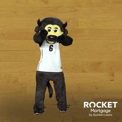 Buffs Mascot Dancing Game Time GIF