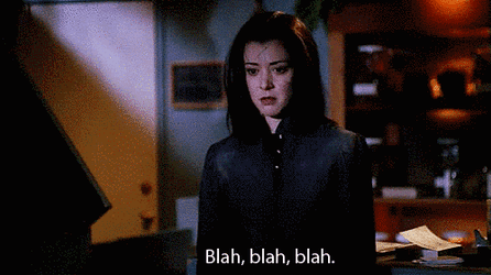 Buffy The Vampire Slayer Blah Blah Blah GIF