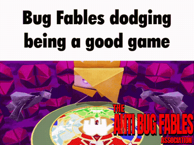 Bug Fables Dodging Being A Good Game The Anti Bug Fables Association Poster GIF